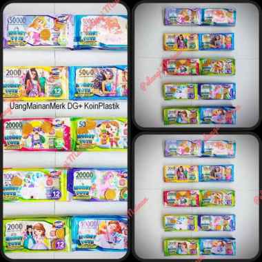 10 Bungkus Mainan Edukasi Uang Mainan Money Toys + Mainan Uang Koin 10MoneyToy+Koin