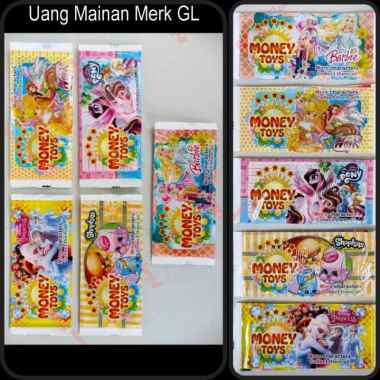 10 Bungkus Mainan Edukasi Uang Mainan Money Toys + Mainan Uang Koin 10MoneyToys GL