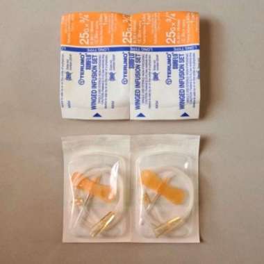 Wing Needle 25G Terumo . Wing Needle 23G Terumo . Wing Needle 25G-23G