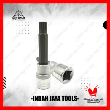 TJAP MATA Kunci Mata Sok Bintang M12 x 100 mm Spline Bit Cylinder Head