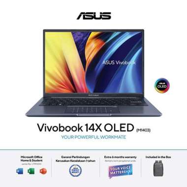 Asus M1403QA-VIPS752 Ryzen 7 5800H 16GB 512 SSD W11 OHS Radeon Vega 7 Silver