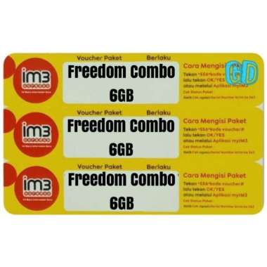 Voucher Indosat Freedom Combo 6GB