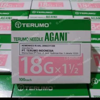 Needle 18G Terumo Agani
