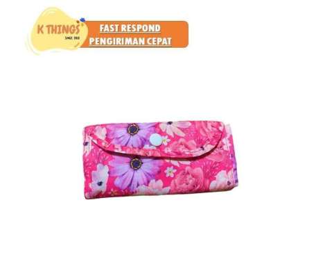 Foldable Shopping Bag Tas Lipat Tas Belanja Wanita Pink