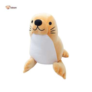 Boneka Walrus Ocean Singa Laut Mainan Anak Bahan Halus Istana Boneka Gold