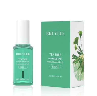 BREYLEE Tea Tree Blackhead Mask (STEP 1) - Pengangkat / Pembersih Komedo , Masker hidung (17ml)