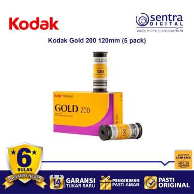 Kodak Gold 200 120mm Medium Format Roll Film (5 Roll)