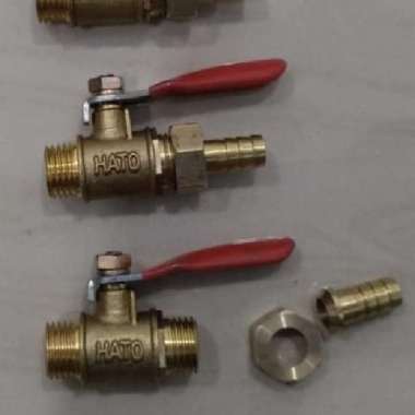 kran angin hato 1/4 / kran angin kompressor/ kepala angin kompressor