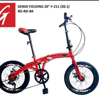 Sepeda Lipat 20 Genio F211 Terbaru