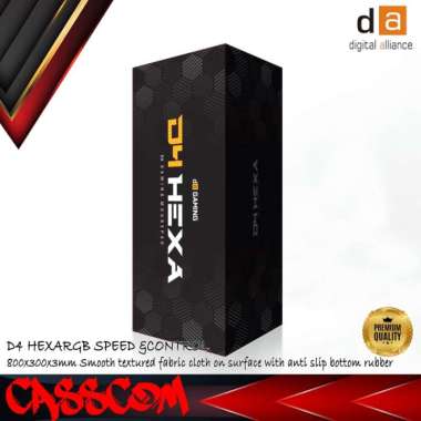 Mousepad Gaming Digital Alliance D4 Hexa RGB - Mouse Pad D4 RGB XL
