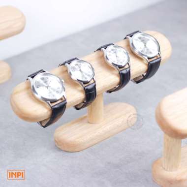 Rak Kayu Penyangga Jam Tangan Display Toko - INPI House