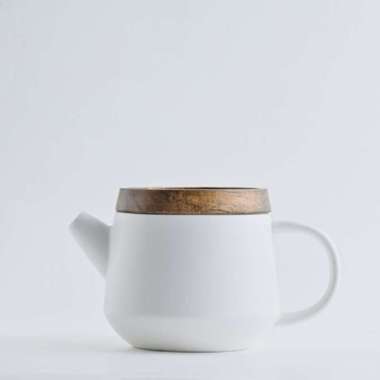 Duquet Teapot W05 600ml - Bone White White