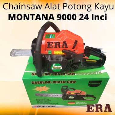 MONTANA - Chainsaw CS9000MTN Bar 24” Mesin Gergaji Pohon Kayu 24 Inci Alat Potong Kayu 24 Inch SINSO