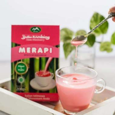 Susu Kambing Etawa Merapi 200gr Susu Kambing Murni Susu Etawa Bubuk - ORIGINAL STRAWBERI