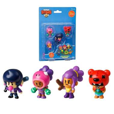 Mainan Mini Action Figure Brawl Stars Figures 5 Pack Asst A PIBRW2040
