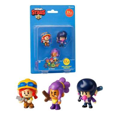 Mainan Mini Action Figure Brawl Stars Figures 3 Pack Asst B PIBRW2020