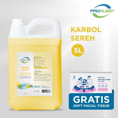 [FREE GIFT] Karbol Sereh / Cemara Antibacterial PREMIUM PROKLEEN 5L Sereh