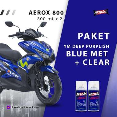 Aerox Cat Semprot 800 YM Deep Purplish Blue Met + Clear