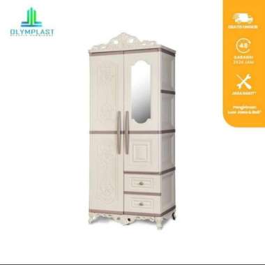 Olymplast Lemari Pakaian Plastik 2 Pintu OTC 02P OTC02P Classic