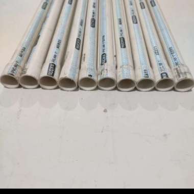 Pipa Pralon PVC Rucika Wavin AW Lis Biru per Batang Purwokerto besar 3 inch