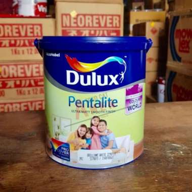 DULUX PENTALITE GALON 2.5LT - BRILLIANT WHITE / CAT TEMBOK INTERIOR
