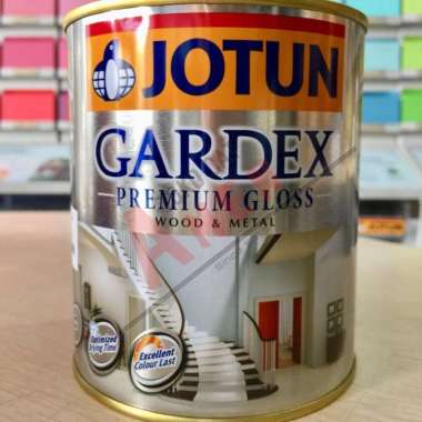 JOTUN GARDEX PREMIUM GLOSS 0.9LT - RAL 7047 / CAT KAYU & BESI Semi Gloss