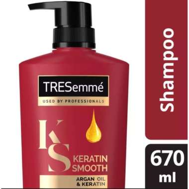 Promo Harga Tresemme Shampoo Keratin Smooth 670 ml - Blibli