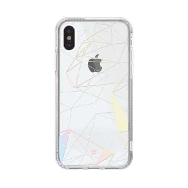 [new] CASESTUDI PRISMART CASE : GEOMETRY - iPhone X CS-IX-GM-WH