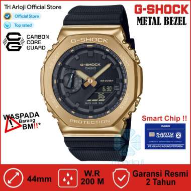 Casio G-Shock GM-2100G-1A9DR Jam Tangan Pria Analog Digital Steel CASIOOAK GM2100 GM-2100G-1A9 Gold