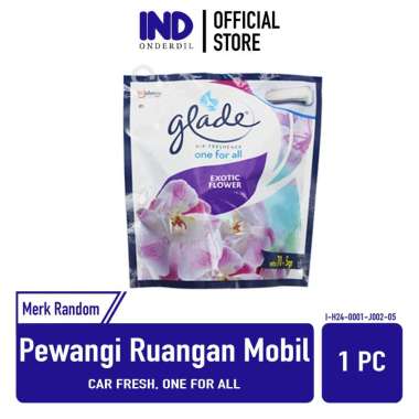 Pewangi Ruangan Mobil Glade One For All Car Fresh Citruss Lemon Sweet Apple Berries Flower Lemon Squ