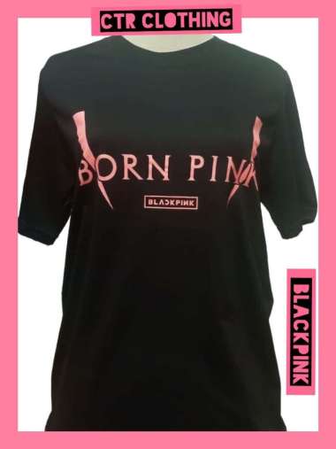 Promo!!! Paket Konser BornPink - Kaos Blackpink / BornPink L