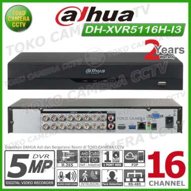 DVR DAHUA 16 CHANNEL XVR5116H-I3 5MP HDCVI DVR 16CH