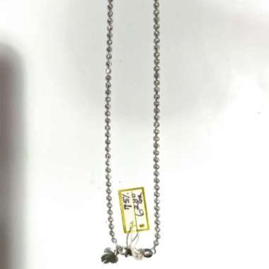 Gelang Kaki Biji Lada Emas Putih 750