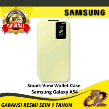 Smart View Wallet Case Samsung Galaxy A54 - Original Resmi Samsung Indonesia Lime