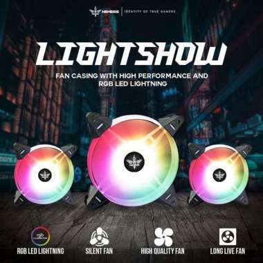 NYK Fan casing RGB LIGHTSHOW 12Cm