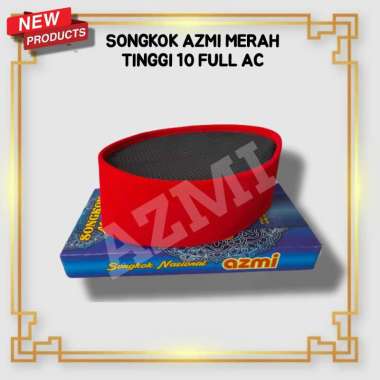 Peci Songkok Polos Songkok Nasional Merah Azmi Tinggi 10 Full AC Berkualitas 7