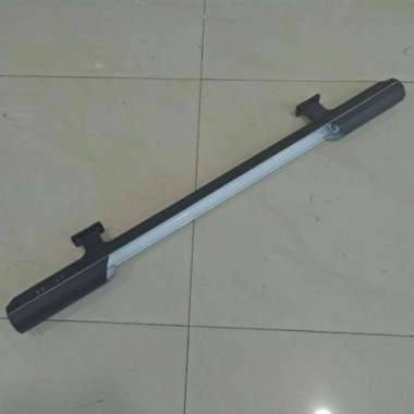 KAP LAMPU BAMBU BAMBOO HITAM 1x36 TL T8 LED KANOPI ATAP POLYCARBONATE TANPA LAMPU