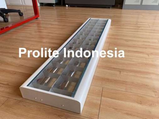 KAP LAMPU RM OUTBOW OVALE PASSAT 2X36W LED GEDUNG KANTOR PROLITE