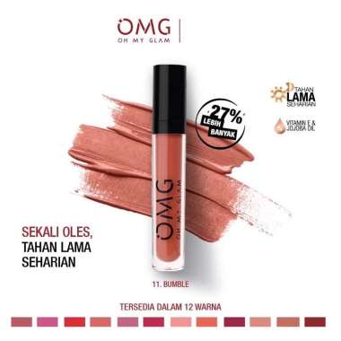 OMG OH MY GLAM Matte Kiss Lip Cream - Lip Cream omg 11 Bumble