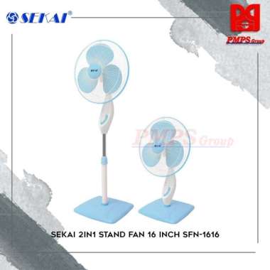 Kipas Angin Duet Berdiri / Sekai 16 inch Stand Fan SFN 1616