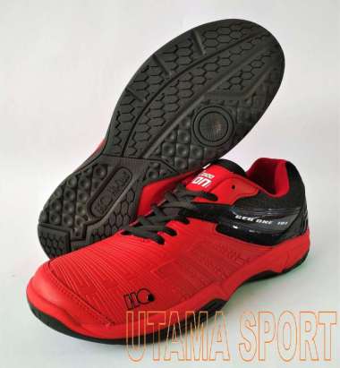 Sepatu Badminton Hiqua Gen One / Hi - Qua Generasi One / G 1 38 Red
