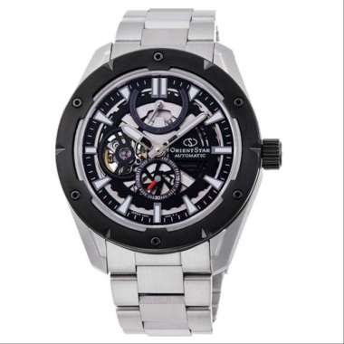 Orient Star RE-AV0A01B00B Avant Garde Silver Black Stainless Steel Silver Black