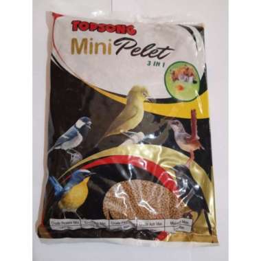 TOPSONG MINI PELLET 335 GR PAKAN MAKANAN BURUNG MURAI KACER KENARI