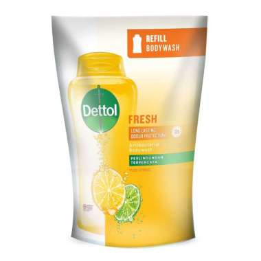 Dettol Bodywash Fresh Pouch 410 ml