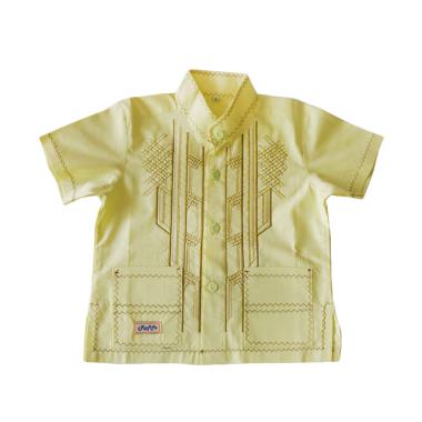 Rafifa Koko Pendek Model D Baju Koko Anak - Kuning