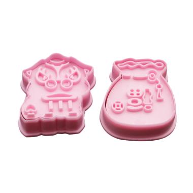 Cetakan Jelly Lucky Bag Cookie Cutter Peralatan Kue - Pink Pink