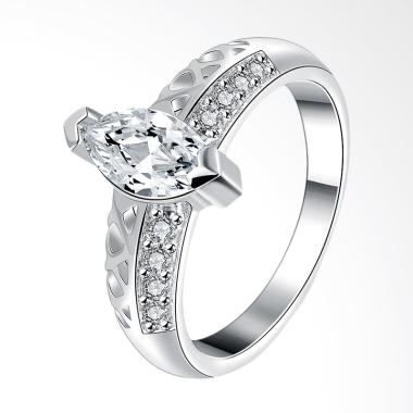 Bella & Co LKNSPCR711-8 Aksesoris Cincin Lapis - Silver