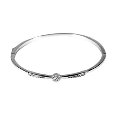 D'Paris Rigid Bracelet GTLKK05000 Gelang Wanita - Silver