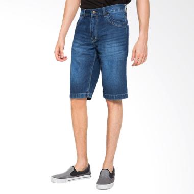 2Nd RED Short Pants Denim Celana Pendek Pria 151618 - Mid Blue