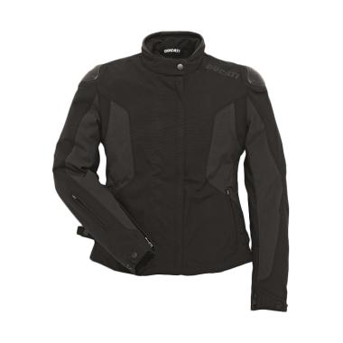Ducati Diavel Tex 14 Leather Women Jaket Motor - Black